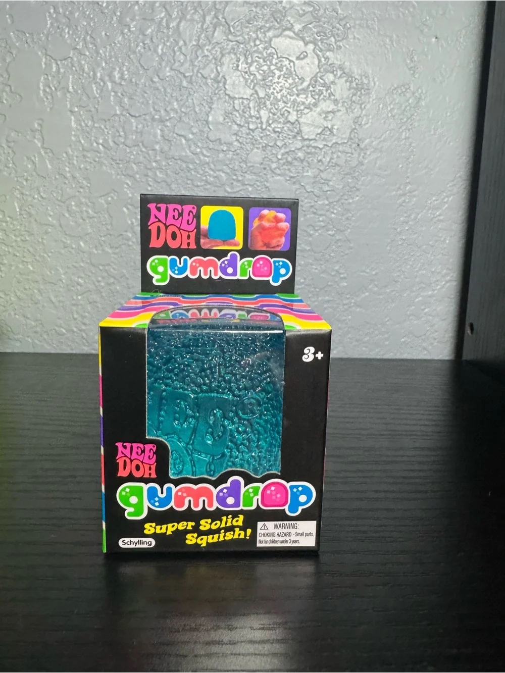 Nee Doh Gumdrop Super Solid Squish! Blue